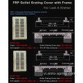 FRP composite Grating cho cống nóng bán